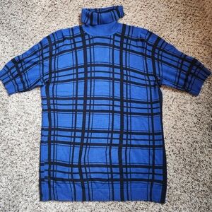 Short Sleeve Turtleneck Sweater